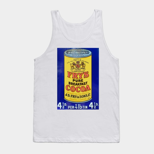 Fry's Pure Breakfast Cocoa Ad Tank Top by WAITE-SMITH VINTAGE ART